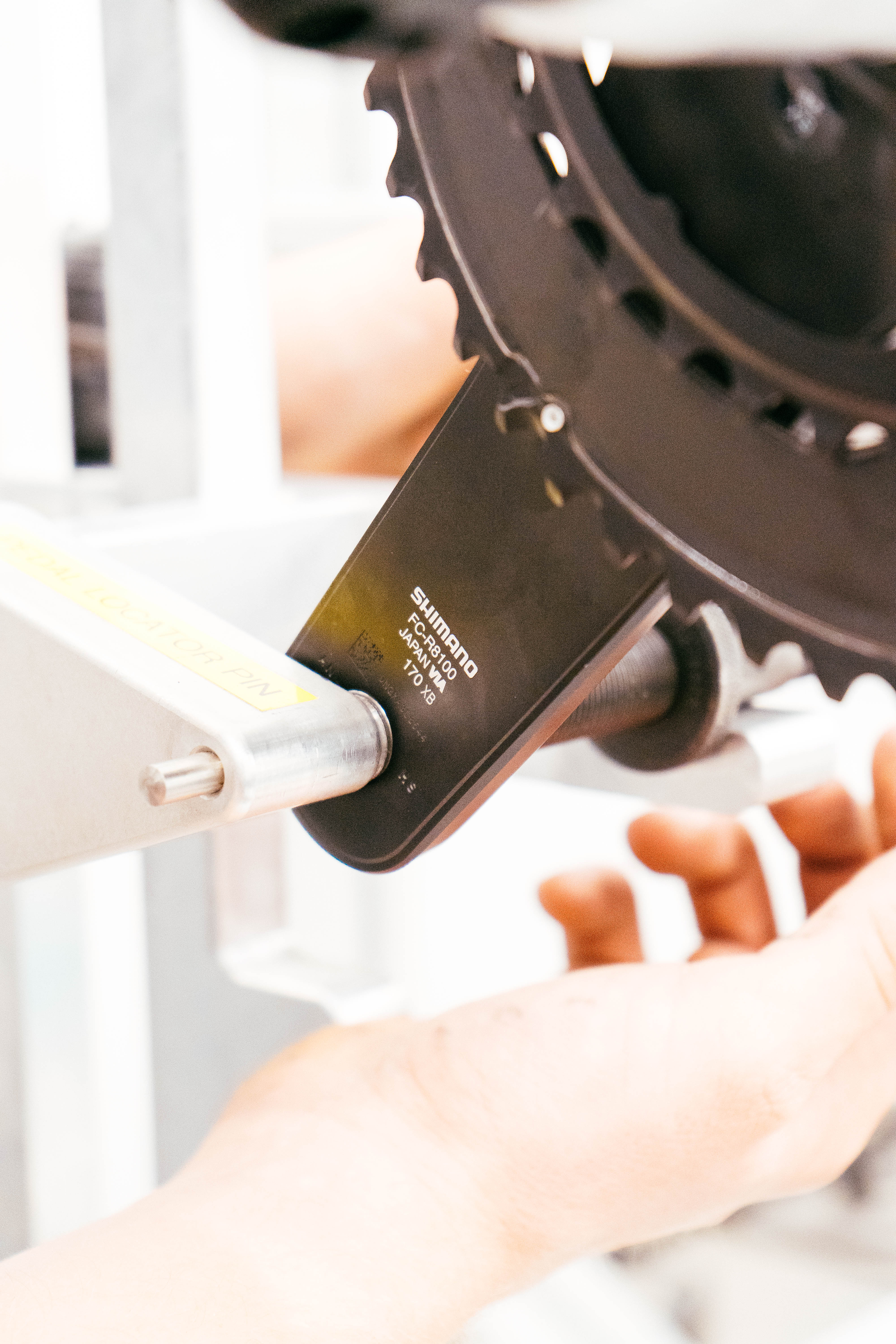 Behind the scenes in the Cyclingnews Labs stiffness tests