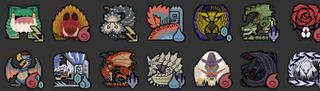 Monster Weakness Icon Indicator for WILDS (Hi-Res) mod