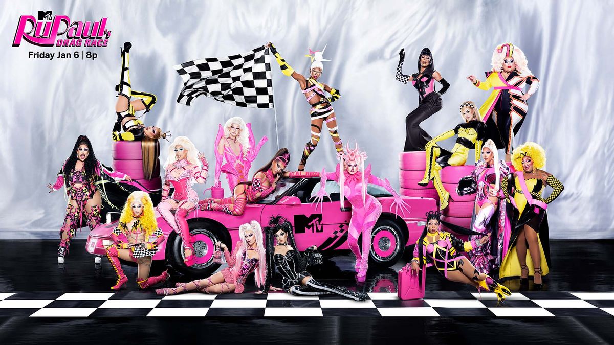 A group shot of season 15 &#039;RuPaul&#039;s Drag Race&#039; contestants.