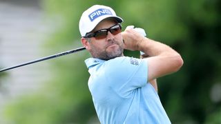 Corey Conners takes a shot during the Arnold Palmer Invitational