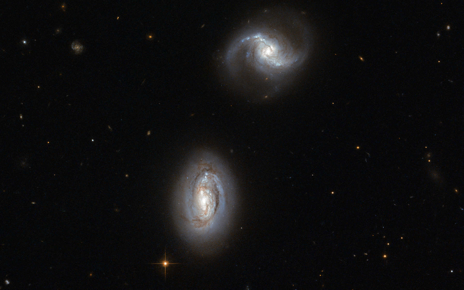 Bosom Buddies: A Galactic Pair