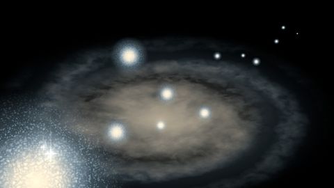 Galactic cannibal Andromeda feasts on smaller galaxies, cosmic ...