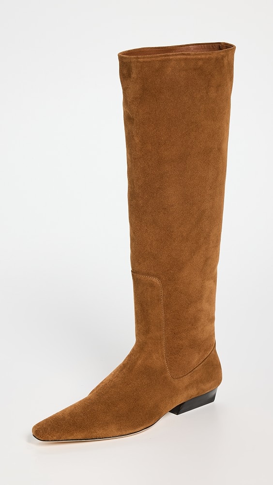 Wally Flat Boots - Tan