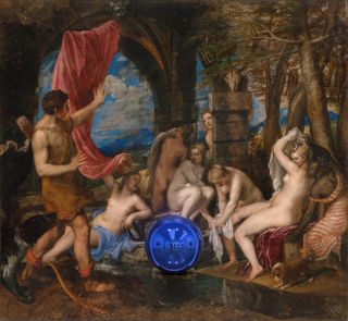 Gazing Ball (Titian Diana and Actaeon), 2014–15, by Jeff Koons