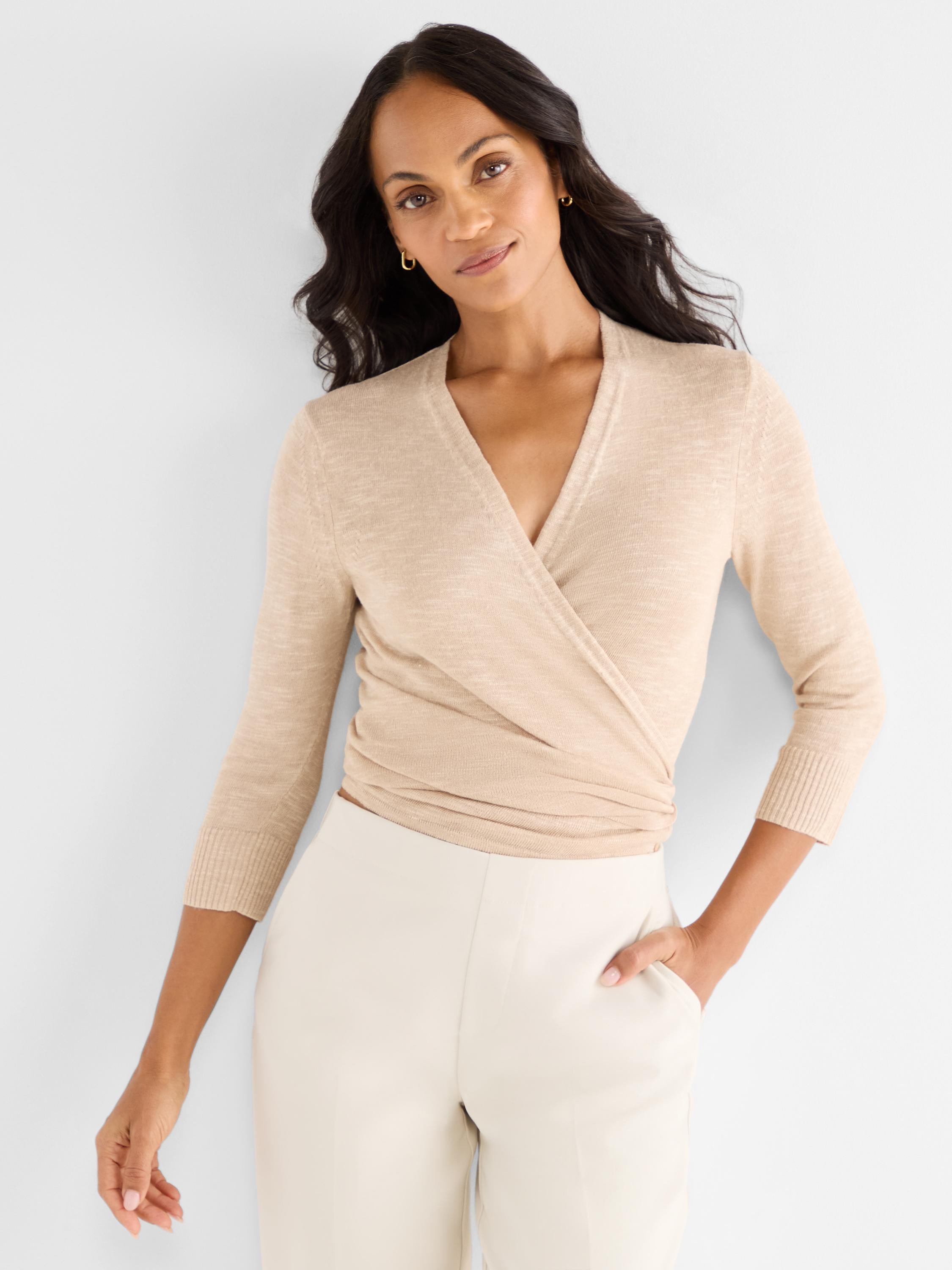 NIC+ZOE, Slub Knit 4-Way Cardigan