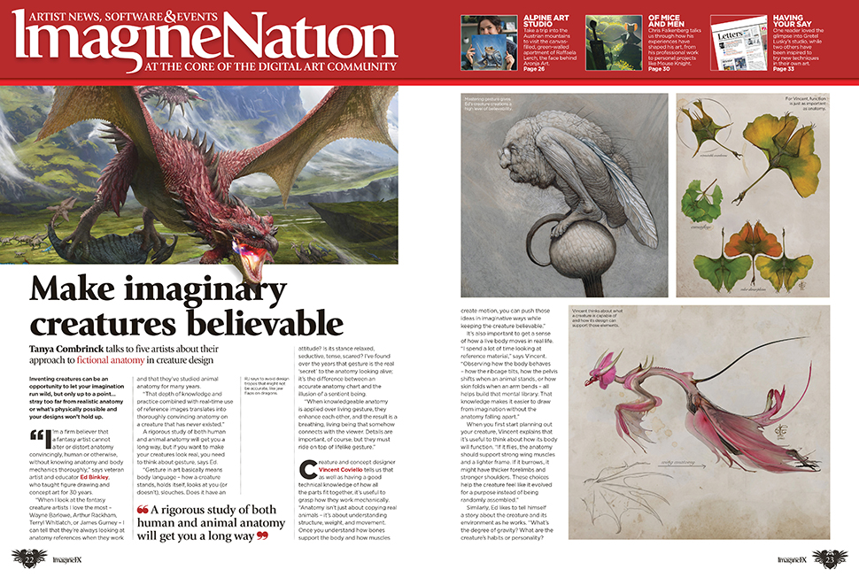 ImagineFX 266 pages and cover