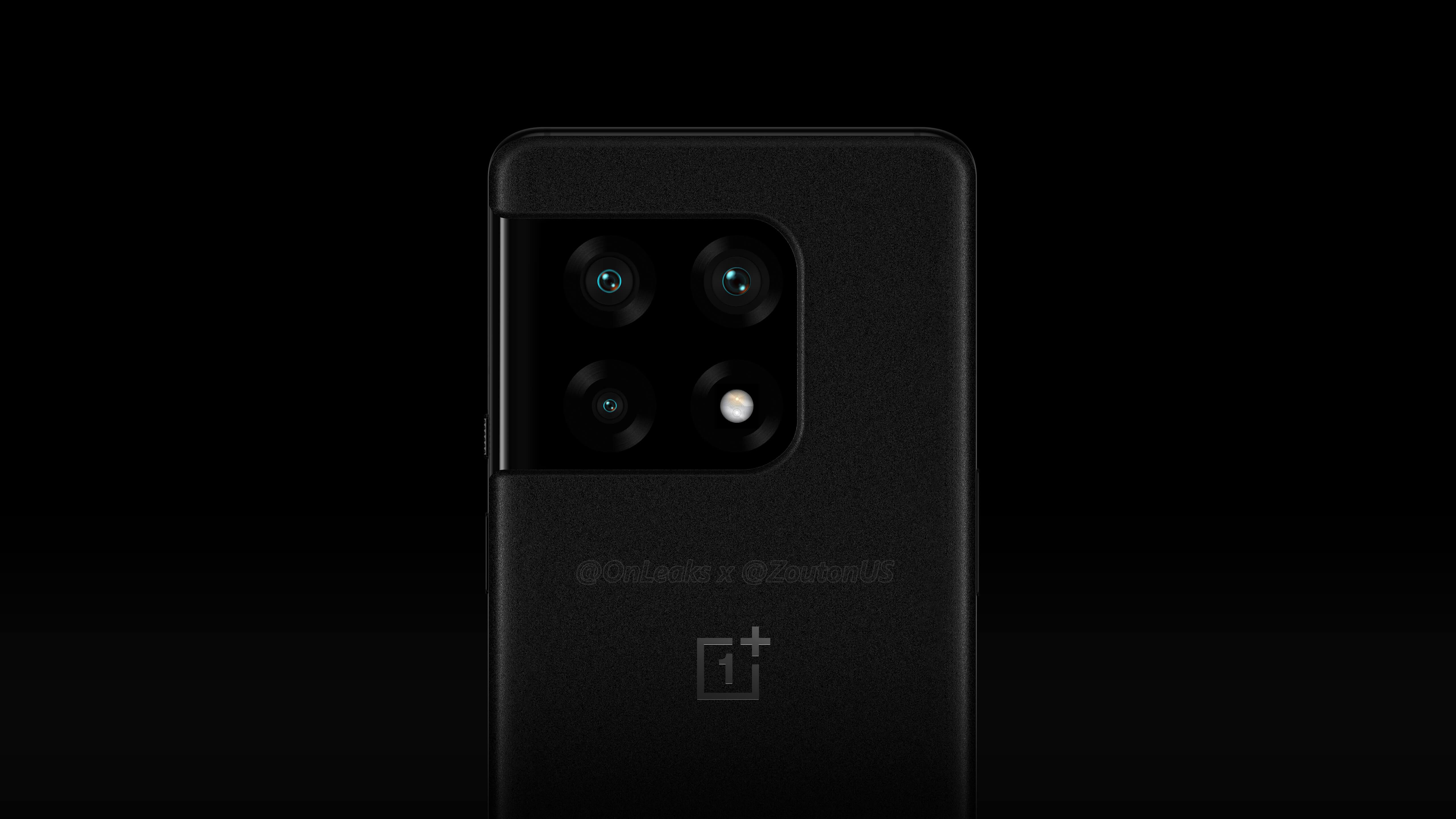 alleged oneplus 10 pro render showing the back of the phone head on