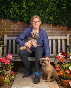 Keith Weed with Bear and Biscuit. ©Daniel Gould / Country Life