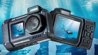 Kentfaith 33FT Waterproof Dual-Screen 4K Digital Camera