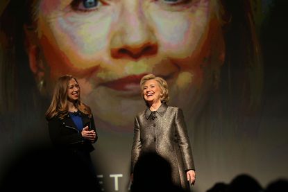 Hillary Clinton speaking at a Clinton Foundation event in 2009.