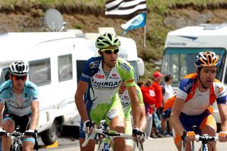 Vincenzo Nibali (Liquigas - Cannondale) cracked on the Joux Plane