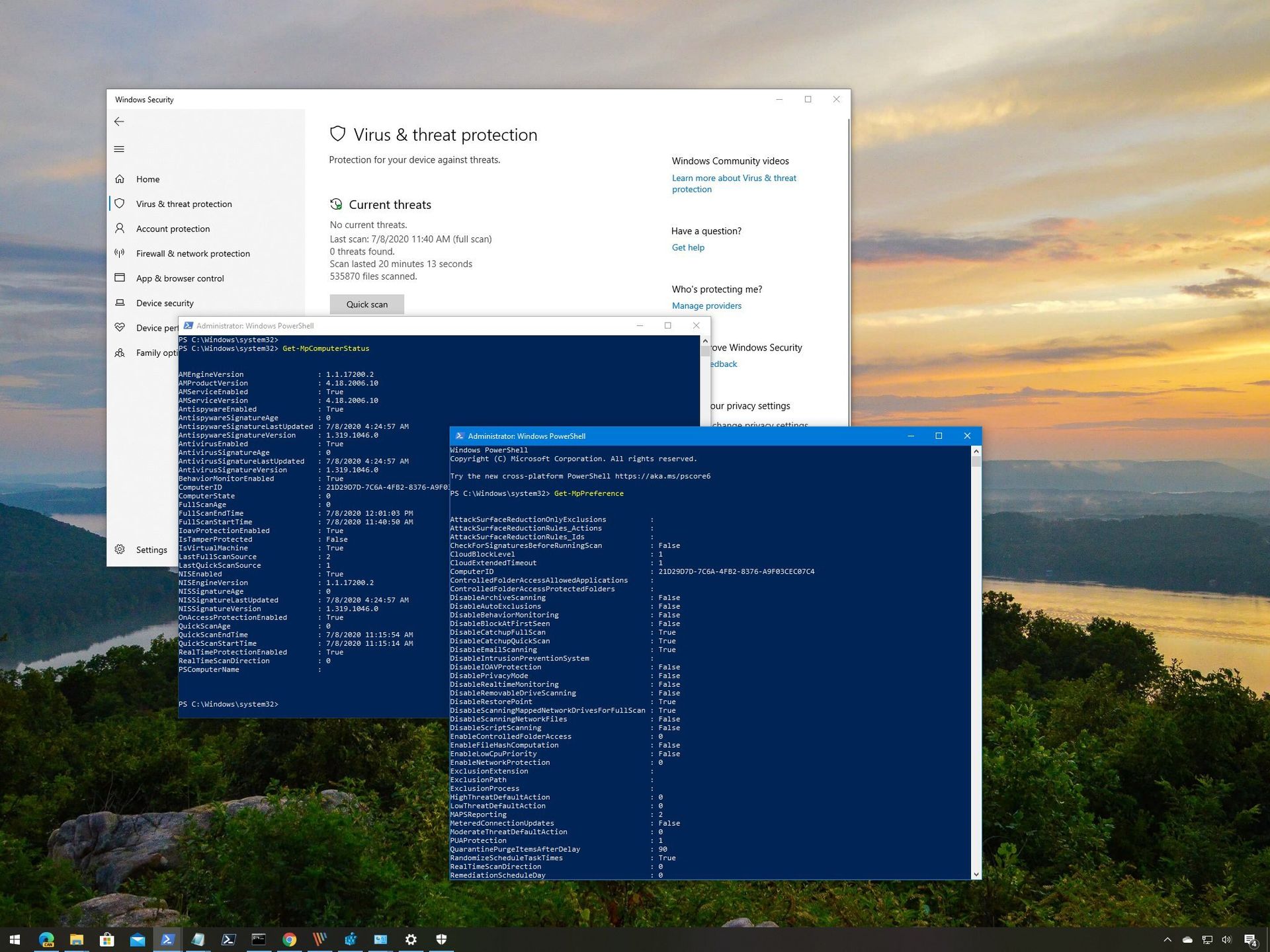 How to manage Microsoft Defender Antivirus with PowerShell on Windows