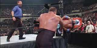 Big Show and Rey Mysterio at Backlash 2003