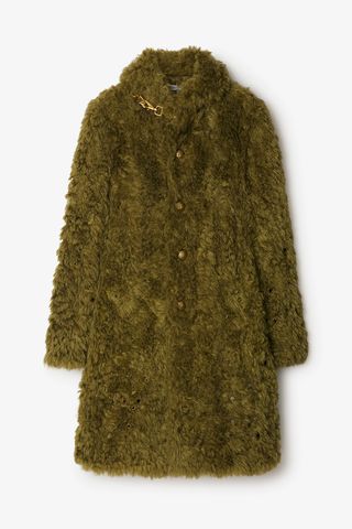 Burberry Faux Fur Coat