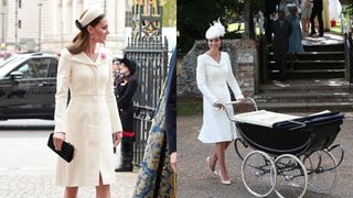 Kate Middleton at the ANZAC Day service and at Princess Charlotte's christening