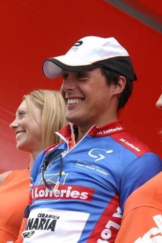 The sprint jersey is worn by Allan Davis (Liberty)