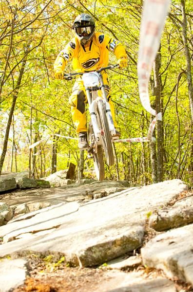 Riding the rocks at Massanutten
