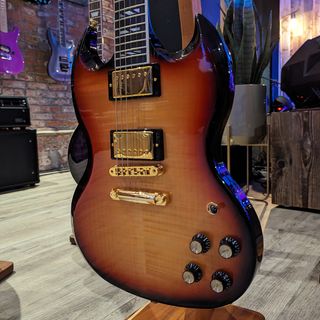 A Gibson SG Supreme on display