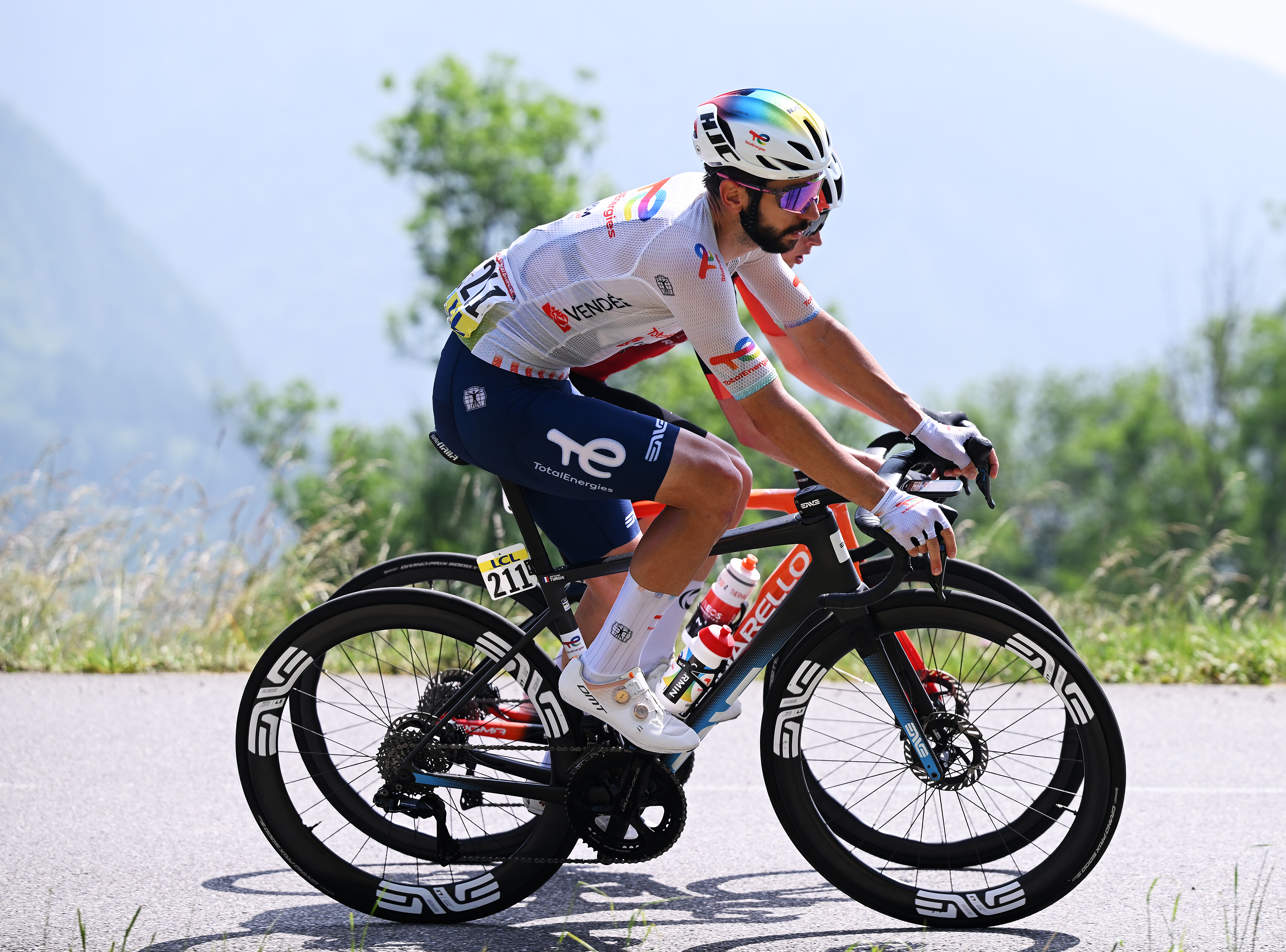 Anthony Turgis racing at the Criterium du Dauphine