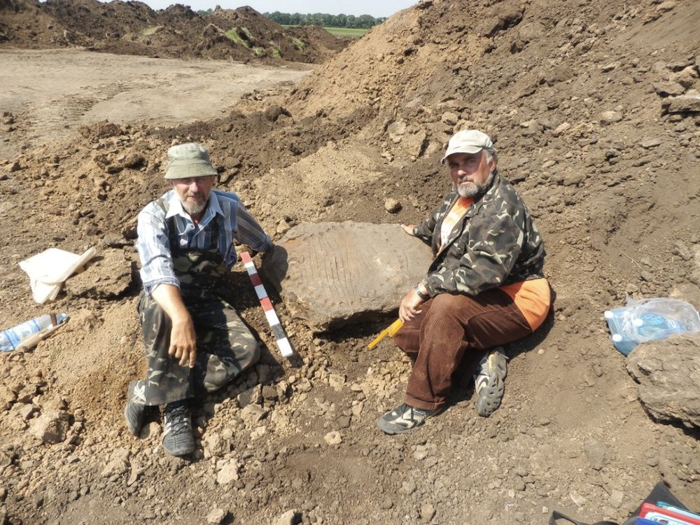 Ukrainian bronze age sundial