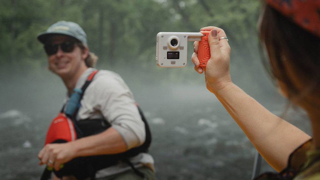 The Nocs Provisions Portal AFN7 Adventure Camera used outdoors