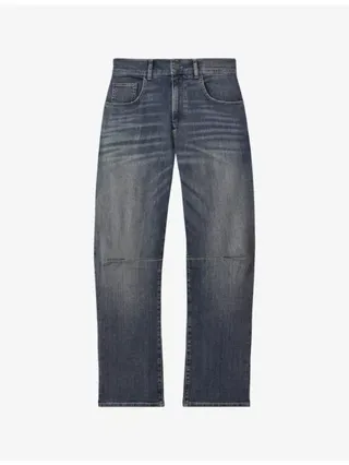 Mahni Barrel-Leg Mid-Rise Denim Jeans