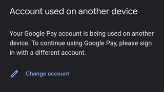 Google Pay Account Notice