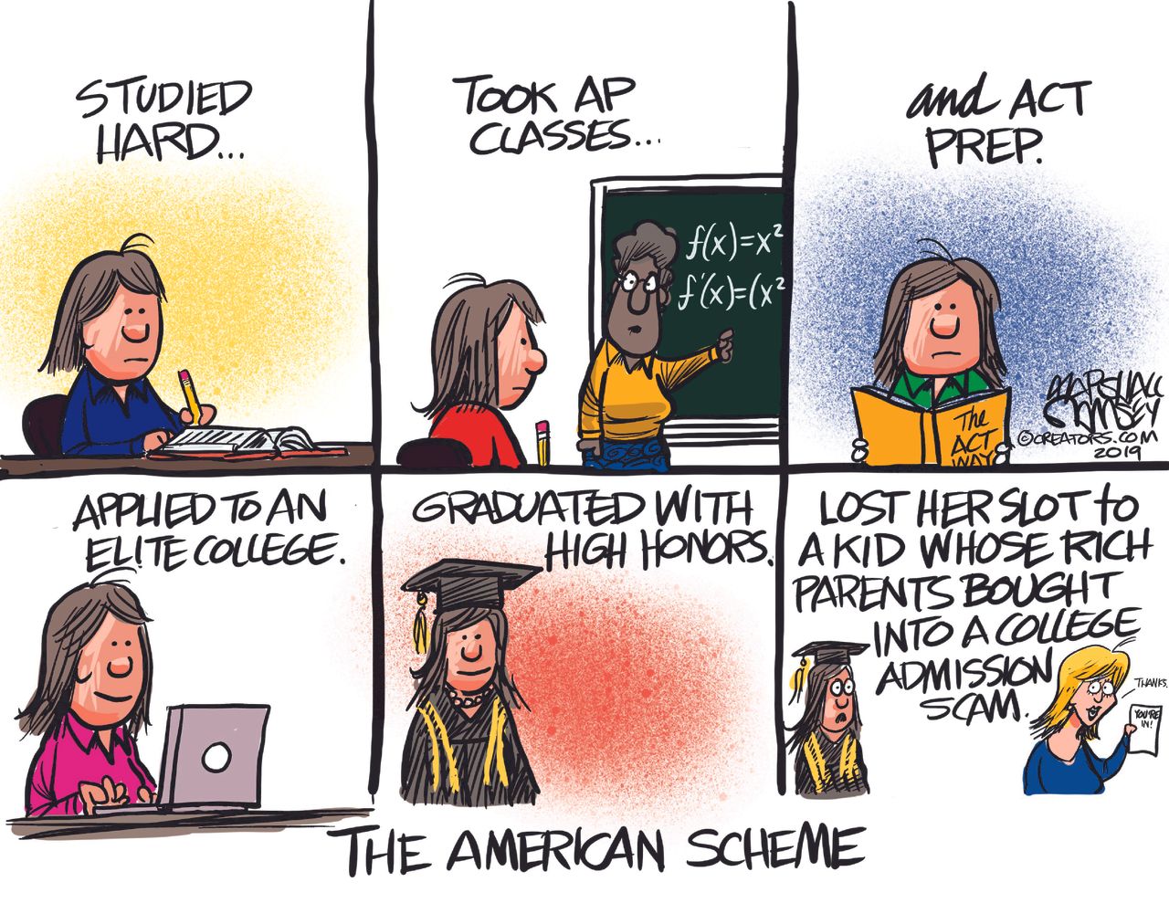 7 hilariously brutal cartoons about the college admissions scandal ...