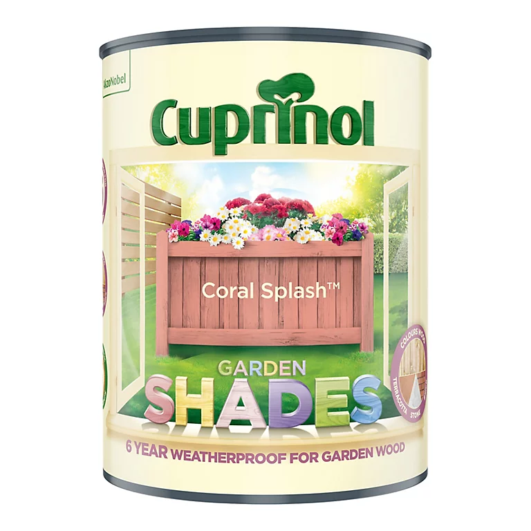 Cuprinol Garden Shades - Coral Splash - 1l