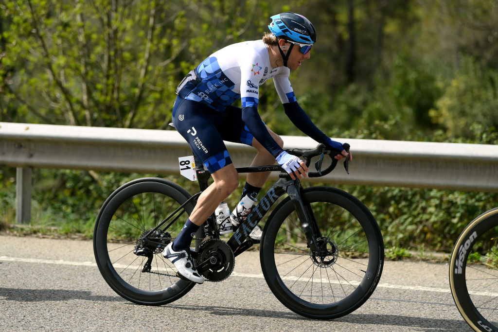 PERPIGNAN FRANCE  MARCH 22 Michael Woods of Canada and Team Israel  Premier Tech competes during the 101st Volta Ciclista a Catalunya 2022  Stage 2 a 2024km stage from LEscala to Perpignan  VoltaCatalunya101  WorldTour  on March 22 2022 in Perpignan France Photo by David RamosGetty Images