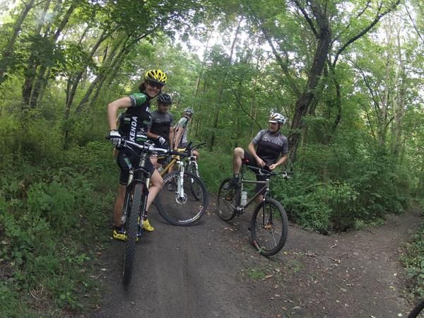 Riding in Belmont woods