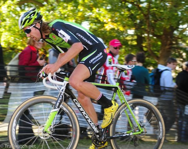 Jamie Driscoll (Cannondale) having a good race
