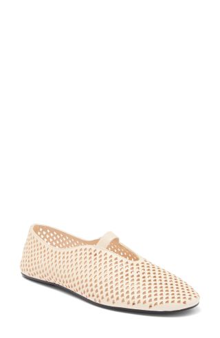 Stunz Perforated Mary Jane Flat