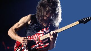 Eddie Van Halen performing live in 1980