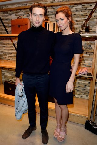 Timothy Renouf And Vanessa Kirby At A Mulberry Cocktail Evening