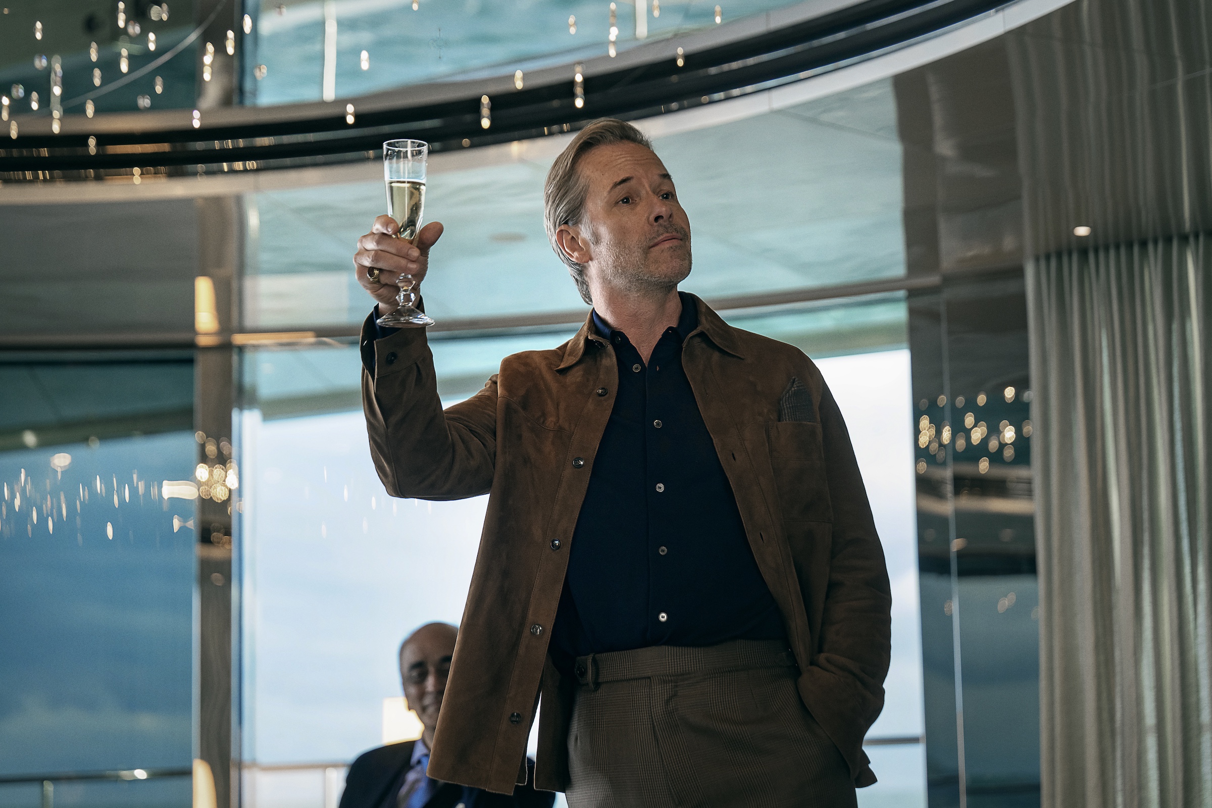 Guy Pearce in The Woman in Cabin 10.