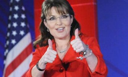 Is a thumbs-up from Palin a blessing or a curse?