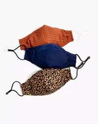 Madewell Three-Pack Assorted Adjustable Face Masks | $24