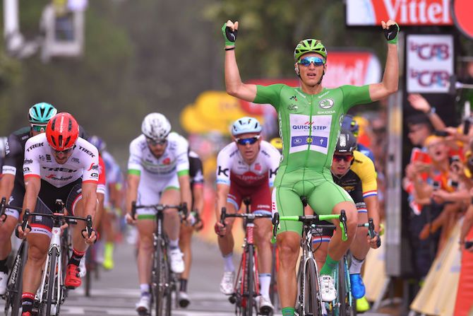 Quick Step sprinter Marcel Kittel wins stage 10 of the 2019 Tour de France