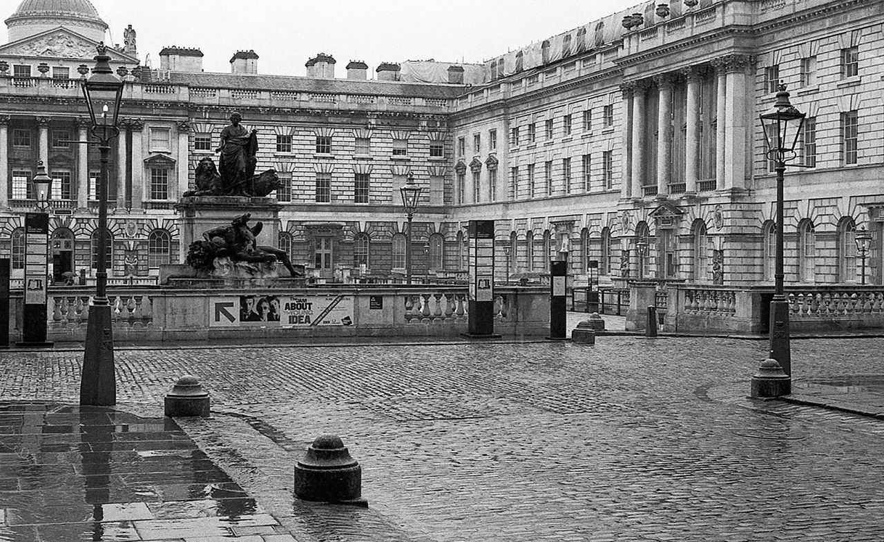 The Courtauld Institute&#039;s East Wing, view from the courtyard