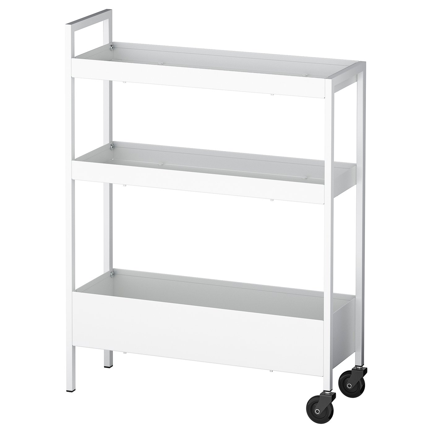 Nissafors Trolley - White 50.5x19x67 Cm