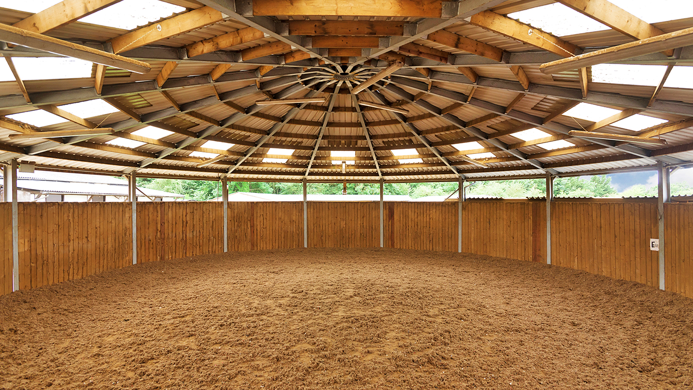 Covered Lunge Pen