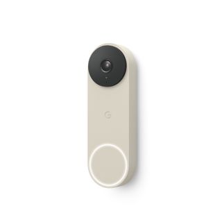Google Nest Doorbell (wired, 2nd-gen) Linen reco angle