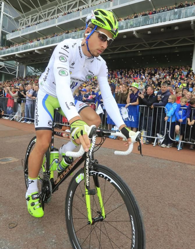 Peter Sagan (Cannondale) in white