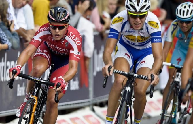 Michael Valgren (Tinkoff-Saxo) during the final stage of the race