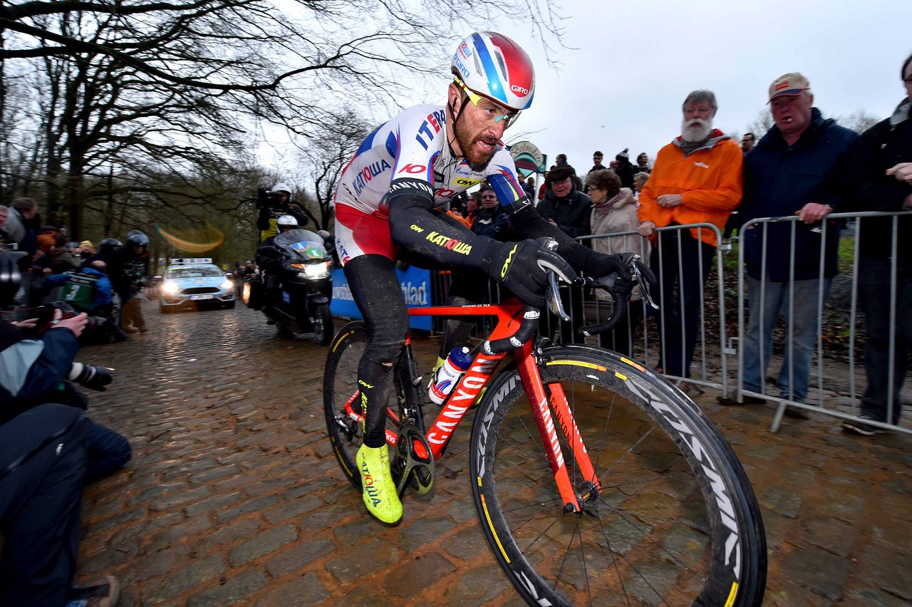 Luca Paolini on the Kemmelberg