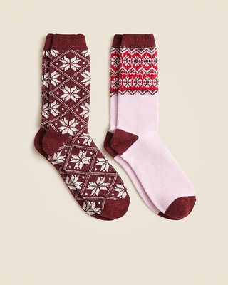 Fair Isle Trouser Socks Two-Pack