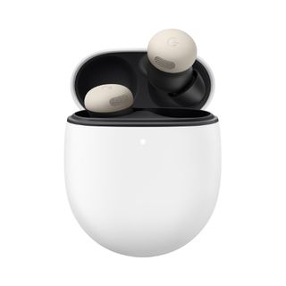 Google Pixel Buds 2 Pro Official Render - Porcelain - Case