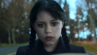 Jenna Ortega as Wednesday in Season 2 finale