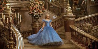 Lily James as Cinderella, the last live-action remake of the classic fairytale.